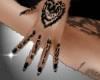Hand tattoo - Heart