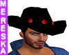 Black Red Cowboy Hat