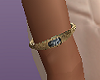wavy bracelet in gold