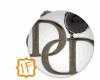 Earrings CD  Silvers Bla