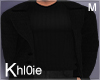 K Kyle black coat top M