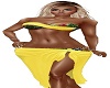 Yellow Bikini w/Skirt