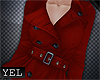 [Yel] Dark red coat