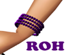 HEPBURN beads purple 