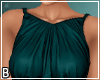 Teal Side Strap Dress