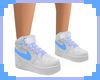[S] White Blue Shoes