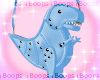 * Blue Dinosaur Bag