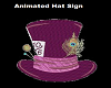 Animated Hat Sign