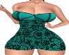 Teal and Lace Mini Large