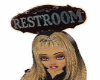 Restroom Head Sign