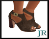 [JR] Brown Swade Heels