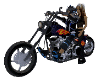 Flame Chopper Motorcycle