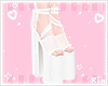 ♡ Cute white heels