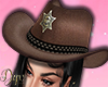 DY! Cowgirl Hat Brown