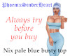 Nix Pale Blue Busty Top
