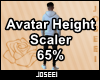 Avatar Height Scale 65%