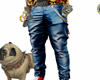 EB DARK BLUE JEAN CHAIN