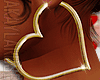 ❤️GOLD HEART HOOPS