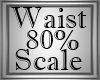 80% Waist & Hips Scale