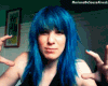 Black Hair Blue