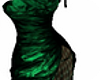 Ruched Gown- Emerald