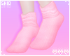 塩. Pink Bunny Socks.