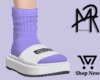 [MR] Purple Wool Slides
