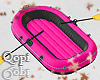 Pink Inflatable Raft