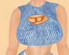 Denim. Dsel Crop Top