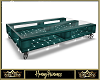 Rustic Lighted Glass Top