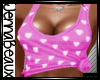 (JB)pink white hearts