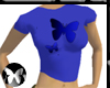 Blue Butterfly Tee