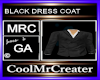 BLACK DRESS COAT