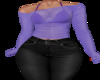 Purple Sheer Top