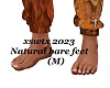 Natural bare feet