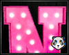 [P2] Pink Neon Letter N