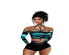 Teal Heart Top
