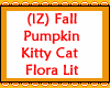Fall Pumpkin Kitty Light