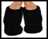 KIDS FURRY BLACK BOOTS