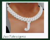 JT Initial Necklace J