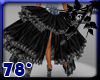baroque black skirt