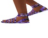 spring purple sandals