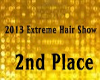 2nd pl Hair Show Trophy