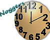 Animated Wall Clock Gold