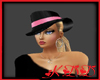 KDD Blk & Pink Sassy Hat