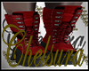 Botas chica Mala Rojas