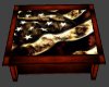 Wooden USA coffee table