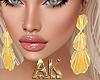 Long Golden Earrings