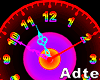 [a] Neon Rainbow Clock