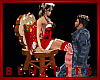 CHRISTMAS STOOL KISS